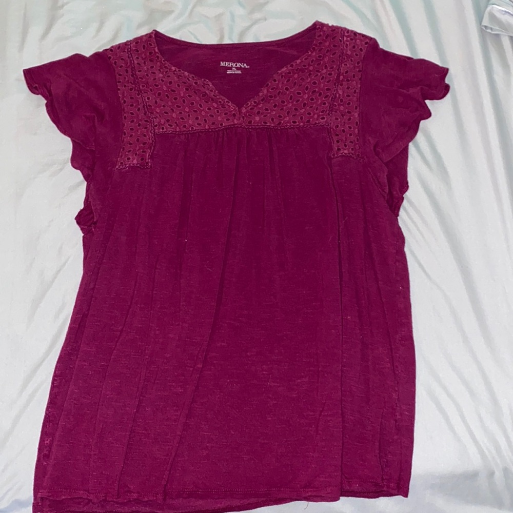 Purple Merona Top. Size XL
